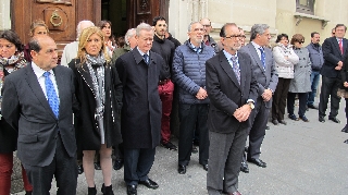 El TSJ de Madrid celebra un minuto de silencio en señal de respeto y duelo por los dos policías nacionales asesinados en Kabul